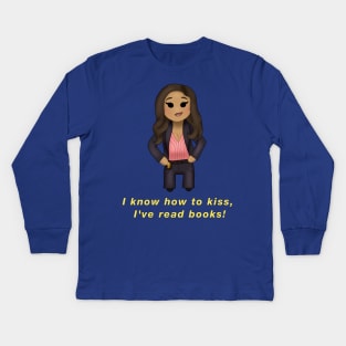 Amy Santiago Quote Chibi Kids Long Sleeve T-Shirt